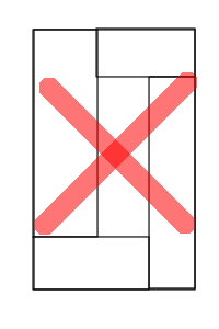 impossible recursive rectangle cutting