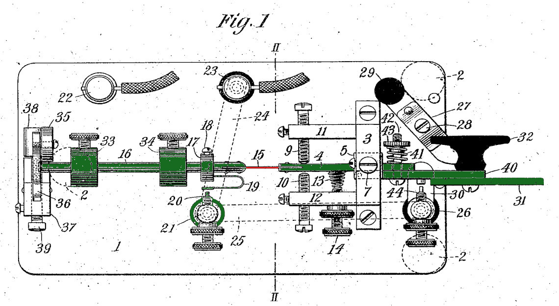 Vibroplex patent
